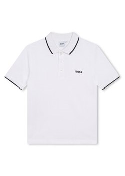 Boss Polo J25P26 D Biały Regular Fit ze sklepu MODIVO w kategorii T-shirty chłopięce - zdjęcie 169580720