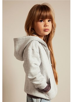 H & M - Rozpinana bluza z kapturem - Szary ze sklepu H&M w kategorii Bluzy dziewczęce - zdjęcie 169590491