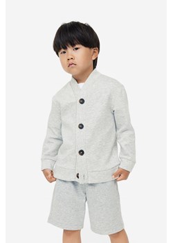 H & M - Kardigan z dzianiny dresowej - Szary ze sklepu H&M w kategorii Swetry chłopięce - zdjęcie 169590574