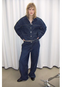 H & M - Straight Regular Jeans - Niebieski ze sklepu H&M w kategorii Jeansy damskie - zdjęcie 169590714