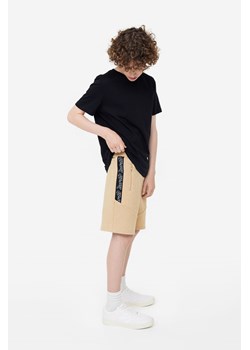 H & M - Szorty dresowe z nadrukiem - Beżowy ze sklepu H&M w kategorii Spodenki męskie - zdjęcie 169590780
