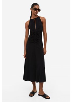 H & M - Drapowana sukienka dżersejowa - Czarny ze sklepu H&M w kategorii Sukienki - zdjęcie 169590802
