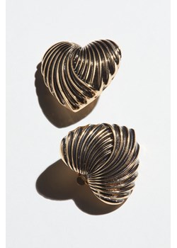 H & M - Kolczyki w kształcie serca - Złoty ze sklepu H&M w kategorii Kolczyki - zdjęcie 169590812