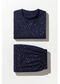 H & M - Wzorzysta piżama z dżerseju - Niebieski ze sklepu H&M w kategorii Piżamy damskie - zdjęcie 169590883