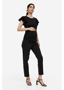 H & M - MAMA Slim Ankle Jeans - Czarny ze sklepu H&M w kategorii Spodnie ciążowe - zdjęcie 169590923