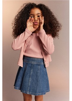 H & M - Kardigan z dżerseju w prążki - Różowy ze sklepu H&M w kategorii Swetry dziewczęce - zdjęcie 169591033