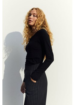 H & M - MAMA Top dla karmiącej - Czarny ze sklepu H&M w kategorii Bluzki ciążowe - zdjęcie 169591050