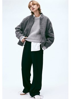 H & M - Eleganckie spodnie z wysoką talią - Czarny ze sklepu H&M w kategorii Spodnie damskie - zdjęcie 169591070