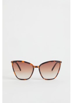 H & M - Okulary przeciwsłoneczne - Brązowy ze sklepu H&M w kategorii Okulary przeciwsłoneczne damskie - zdjęcie 169591170