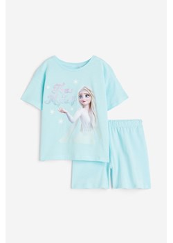 H & M - Dżersejowa piżama z nadrukiem - Turkusowy ze sklepu H&M w kategorii Piżamy dziecięce - zdjęcie 169591212
