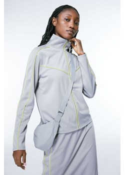 H & M - Bluza sportowa z wypustkami - Szary ze sklepu H&M w kategorii Bluzy damskie - zdjęcie 169591290