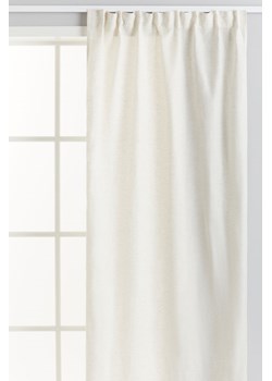 H & M - Zasłona z domieszką lyocellu 2-pak - Biały ze sklepu H&M w kategorii Zasłony - zdjęcie 169591330