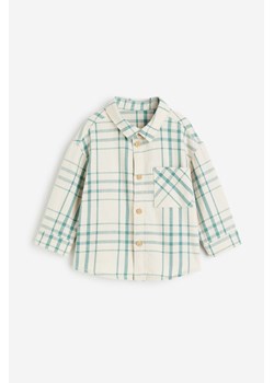 H & M - Flanelowa koszula - Beżowy ze sklepu H&M w kategorii Koszule chłopięce - zdjęcie 169591370