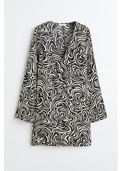 H & M - Sukienka z dekoltem w serek - Czarny ze sklepu H&M w kategorii Sukienki - zdjęcie 169591531