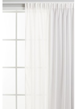 H & M - Szeroka zasłona 1-pak - Biały ze sklepu H&M w kategorii Zasłony - zdjęcie 169591721