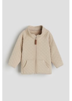 H & M - Pikowana kurtka - Beżowy ze sklepu H&M w kategorii Kombinezony i kurtki - zdjęcie 169591794