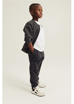 H & M - Bluza bejsbolowa oversize o spranym wyglądzie - Czarny ze sklepu H&M w kategorii Bluzy chłopięce - zdjęcie 169591833