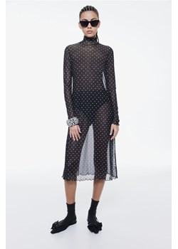 H & M - Siateczkowa sukienka bodycon - Czarny ze sklepu H&M w kategorii Sukienki - zdjęcie 169591930