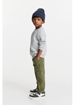 H & M - Spodnie cargo z diagonalu - Zielony ze sklepu H&M w kategorii Spodnie chłopięce - zdjęcie 169591953