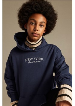 H & M - Bluza oversize z kapturem - Niebieski ze sklepu H&M w kategorii Bluzy chłopięce - zdjęcie 169592044