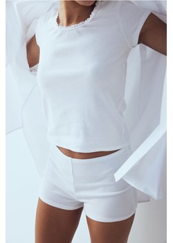 H & M - Piżama w prążki - Biały ze sklepu H&M w kategorii Piżamy damskie - zdjęcie 169592124