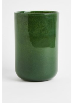 H & M - Szklany wazon - Zielony ze sklepu H&M w kategorii Wazony - zdjęcie 169592251