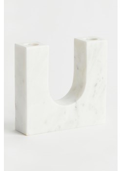 H & M - Marmurowy świecznik - Biały ze sklepu H&M w kategorii Świeczniki - zdjęcie 169592372