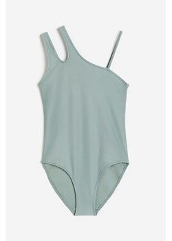 H & M - Asymetryczny kostium kąpielowy - Zielony ze sklepu H&M w kategorii Stroje kąpielowe - zdjęcie 169592391