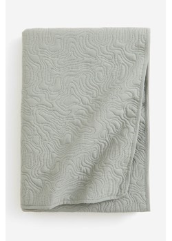 H & M - Pikowana narzuta na łóżko - Zielony ze sklepu H&M w kategorii Narzuty i kapy - zdjęcie 169592464