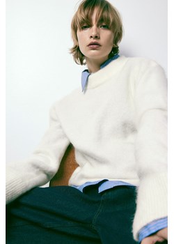 H & M - Sweter z domieszką moheru - Biały ze sklepu H&M w kategorii Swetry damskie - zdjęcie 169592501