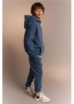H & M - Dżersejowe joggersy w interlokowy splot - Niebieski ze sklepu H&M w kategorii Spodnie chłopięce - zdjęcie 169592550