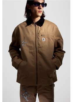 H & M - Kurtka ze sztruksowym kołnierzem Loose Fit - Beżowy ze sklepu H&M w kategorii Kurtki męskie - zdjęcie 169592671
