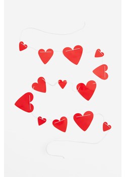 H & M - Girlanda w kształcie serc - Czerwony ze sklepu H&M w kategorii Pokój dziecięcy - zdjęcie 169592920