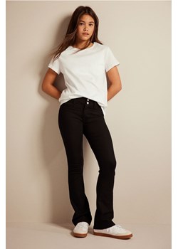 H & M - Spodnie z diagonalu Bootcut Leg - Czarny ze sklepu H&M w kategorii Spodnie damskie - zdjęcie 169592944
