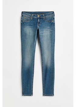 H & M - Skinny Low Jeans - Niebieski ze sklepu H&M w kategorii Jeansy damskie - zdjęcie 169593003