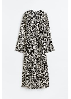 H & M - Kopertowa sukienka z krepy - Czarny ze sklepu H&M w kategorii Sukienki - zdjęcie 169593181