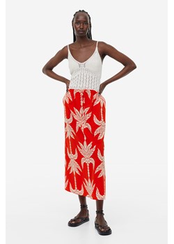 H & M - Rozszerzana spódnica - Czerwony ze sklepu H&M w kategorii Spódnice - zdjęcie 169593294