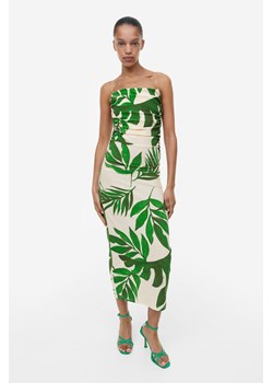 H & M - Drapowana sukienka bodycon - Biały ze sklepu H&M w kategorii Sukienki - zdjęcie 169593352