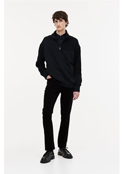 H & M - Spodnie sztruksowe Slim Fit - Czarny ze sklepu H&M w kategorii Spodnie męskie - zdjęcie 169593490
