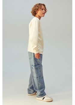 H & M - Dżinsy Loose Fit Straight Leg - Niebieski ze sklepu H&M w kategorii Spodnie chłopięce - zdjęcie 169593502