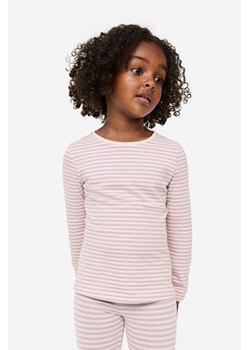 H & M - Dżersejowy top 5-pak - Różowy ze sklepu H&M w kategorii Bluzki dziewczęce - zdjęcie 169593550