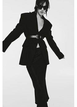 H & M - Skórzany pasek - Czarny ze sklepu H&M w kategorii Paski damskie - zdjęcie 169593562