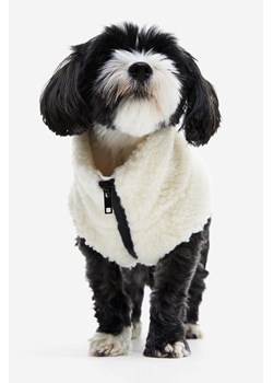 H & M - Pluszowa kurtka dla psa - Biały ze sklepu H&M w kategorii Dla zwierząt - zdjęcie 169593584