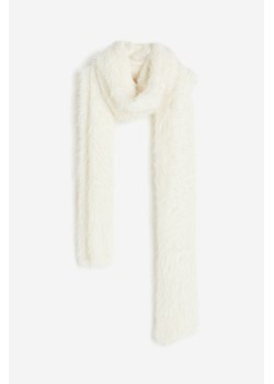 H & M - Puszysty szalik - Biały ze sklepu H&M w kategorii Szaliki i chusty damskie - zdjęcie 169593671
