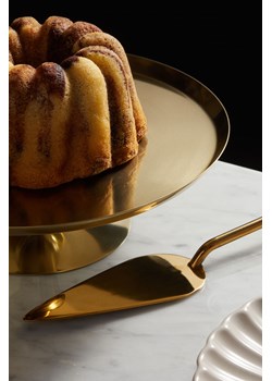 H & M - Metalowa patera do ciasta - Złoty ze sklepu H&M w kategorii Akcesoria do pieczenia - zdjęcie 169593842