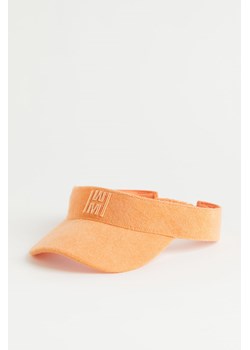 H & M - Daszek przeciwsłoneczny z frotte - Pomarańczowy ze sklepu H&M w kategorii Czapki z daszkiem damskie - zdjęcie 169593913