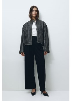H & M - Szerokie spodnie - Czarny ze sklepu H&M w kategorii Spodnie damskie - zdjęcie 169594010
