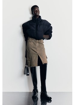 H & M - Dżinsowa spódnica cargo - Beżowy ze sklepu H&M w kategorii Spódnice - zdjęcie 169594121