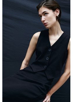 H & M - Dżersejowa kamizelka garniturowa - Czarny ze sklepu H&M w kategorii Kamizelki damskie - zdjęcie 169594310