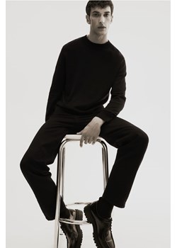 H & M - Cienki sweter z golfem Slim Fit - Czarny ze sklepu H&M w kategorii Swetry męskie - zdjęcie 169594360